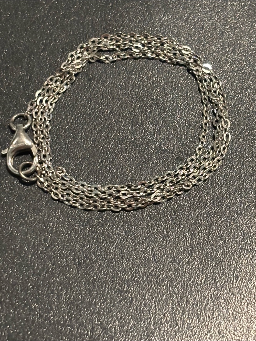 .925 Sterling real solid Silver Fine Jewelry Cable Link Chain Necklace 18” Inch